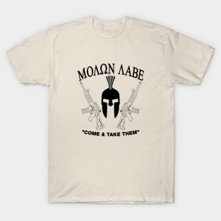 Mod.37 Molon Labe Greek Spartan T-Shirt